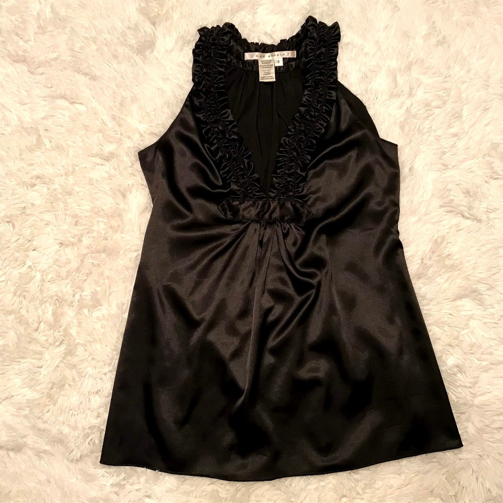 Max Studio Tank Top Size Small Black